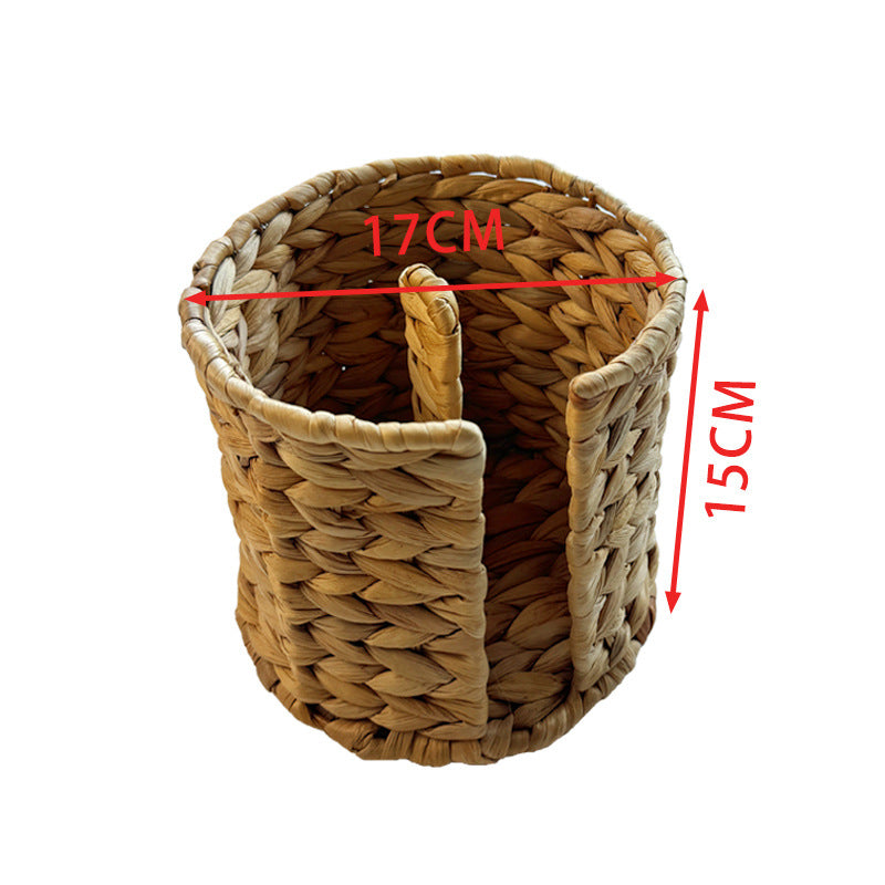 BGS Pastoral style gourd grass hand-woven paper roll holder, paper towel holder