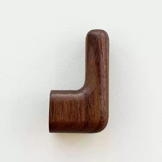 XMT Black walnut/cherry L-shaped hook