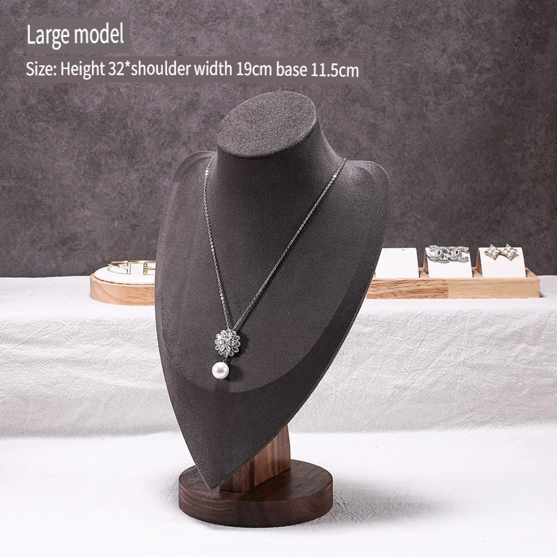 LVCAI Walnut jewelry display stand, a variety of styles