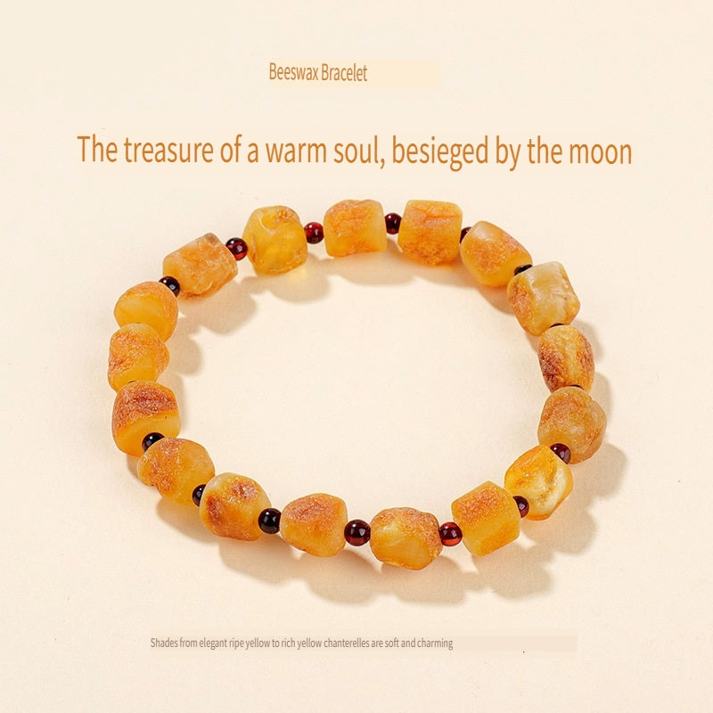 RYS Natural beeswax irregular bracelet