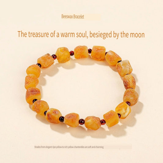 RYS Natural beeswax irregular bracelet
