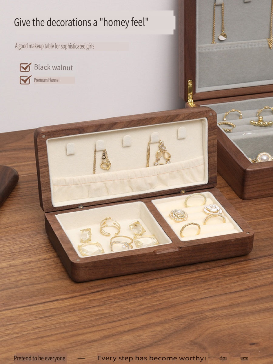 MYZD North American black walnut jewelry box