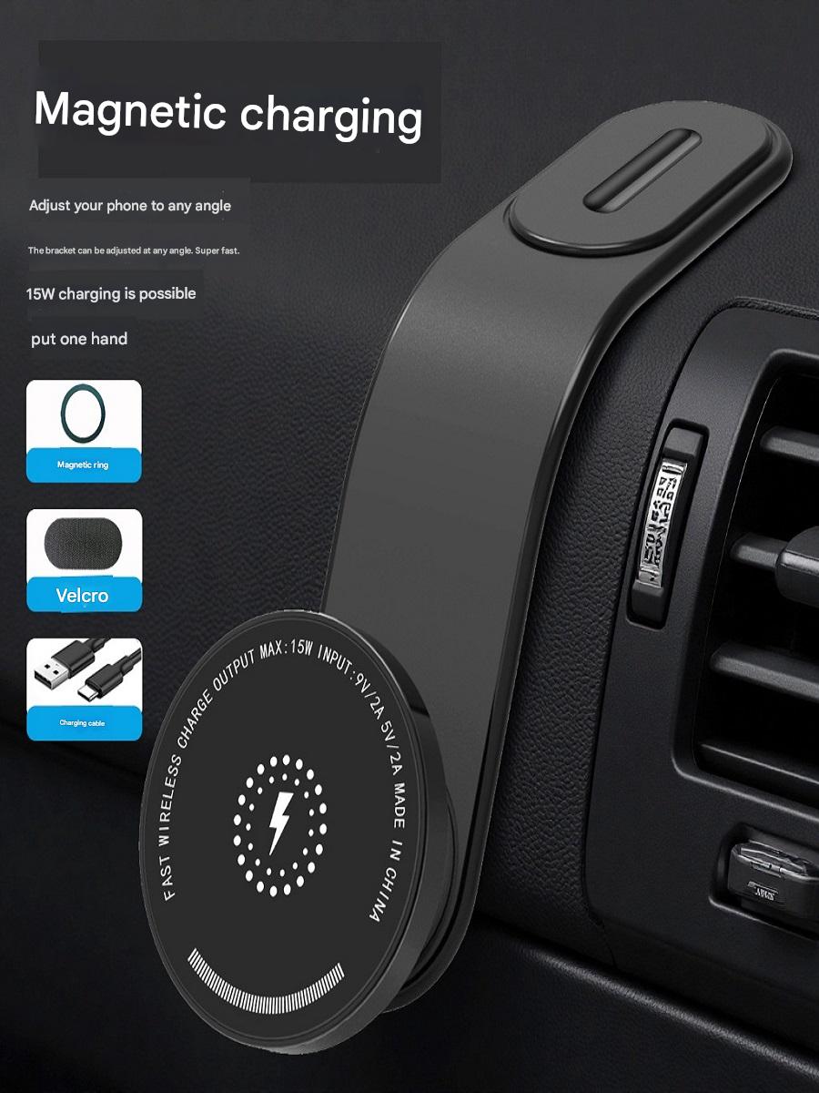 ZLKJ Magsafe car magnetic wireless charging bracket that can be bent as desired