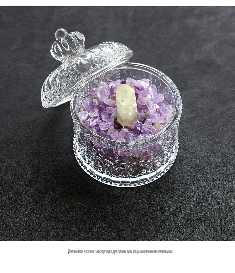 وعاء إزالة المغناطيسية الكريستالية، وعاء زجاجي لتنقية ملح يوشو