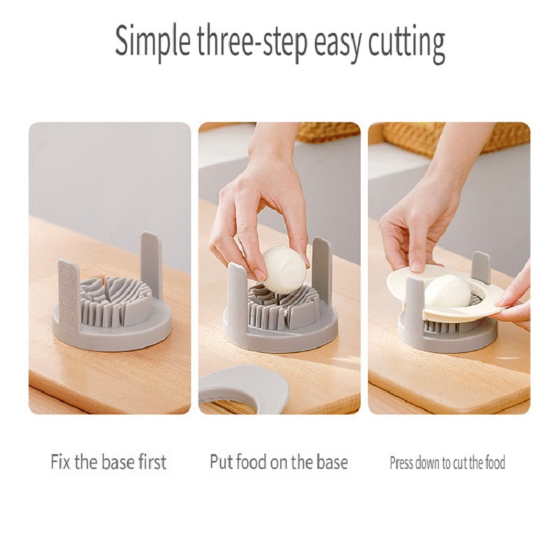 FaSoLa Household four-in-one fancy egg cutter, multi-function slicer