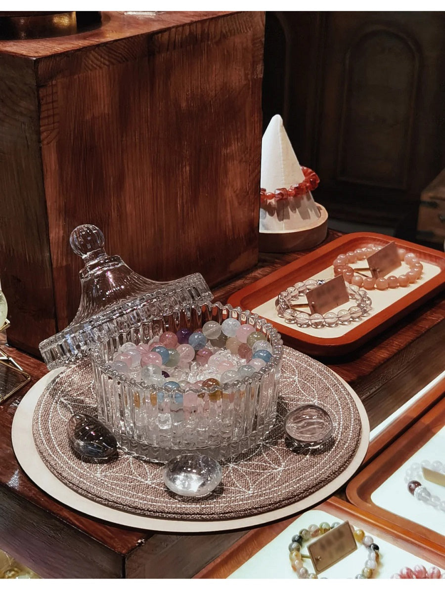 RYS Crystal degaussing bowl, Yushou salt purification glass bowl