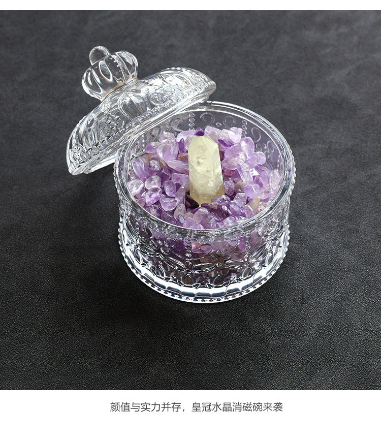 وعاء إزالة المغناطيسية الكريستالية، وعاء زجاجي لتنقية ملح يوشو