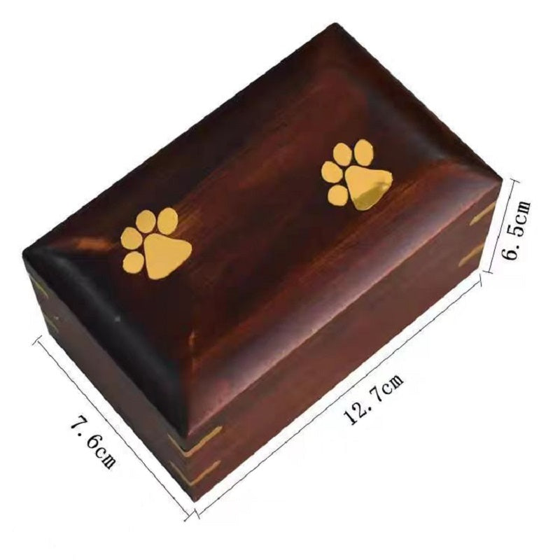 YZBZ Wooden pet urns suitable for dogs, cats and other pets