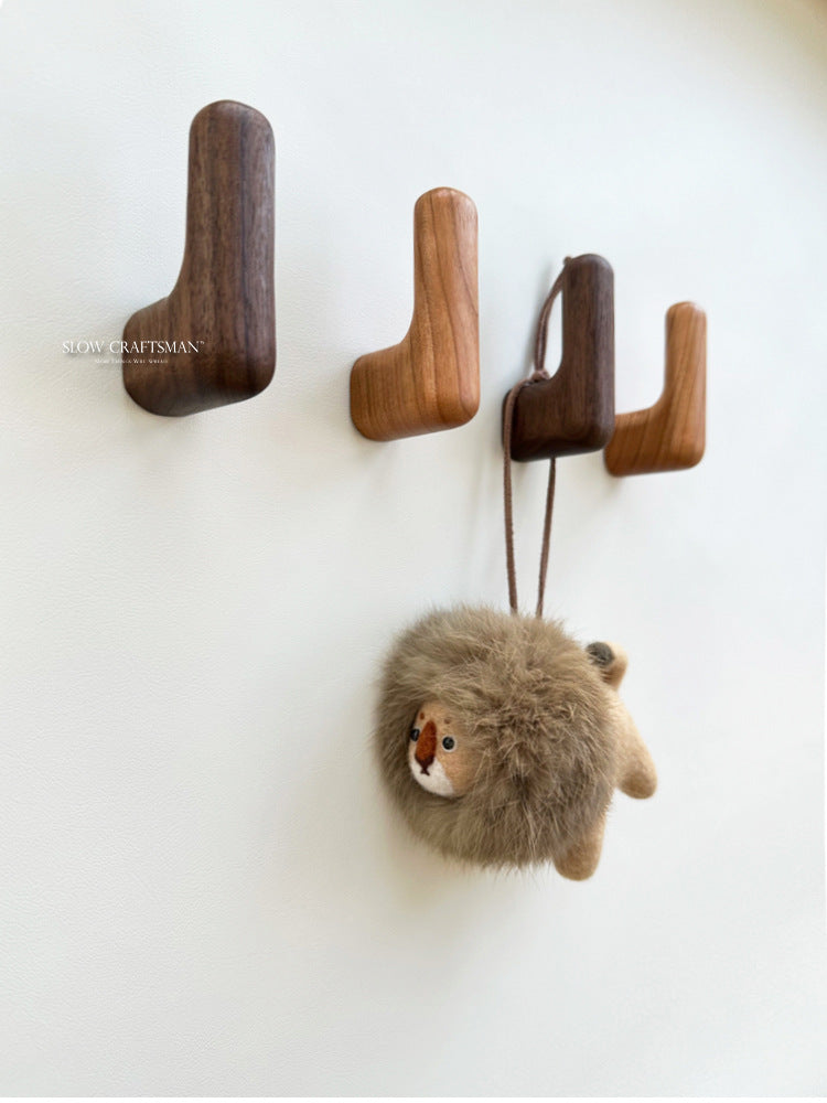 XMT Black walnut/cherry L-shaped hook