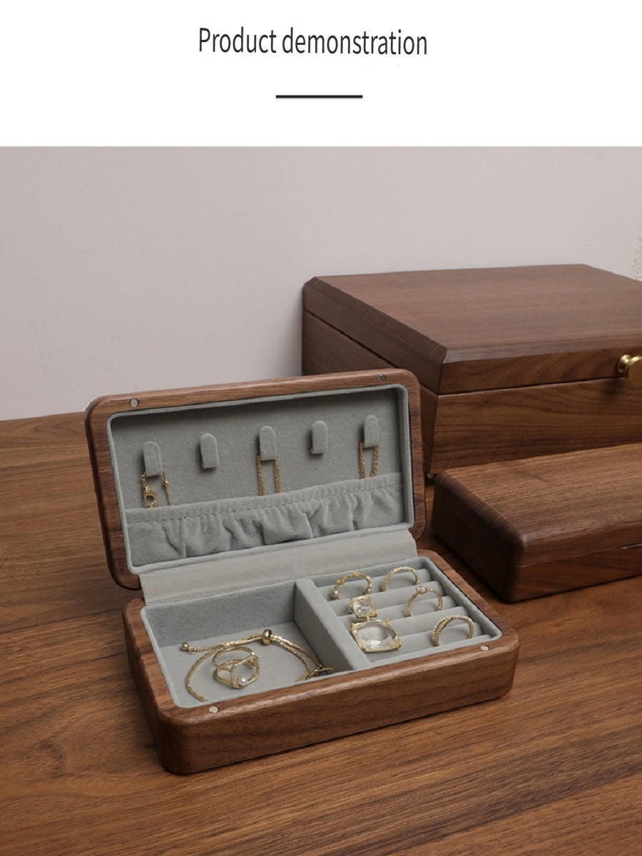 MYZD North American black walnut jewelry box