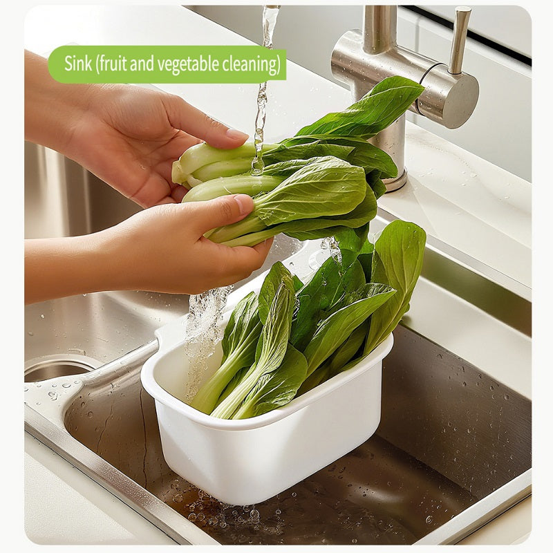 FaSoLa Filter hanging cleaning basket, one-button opening and closing at the bottom, food residue filtration, kitchen sink drain basket