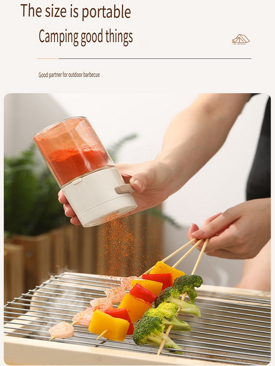 FaSoLa Kitchen push-type quantitative seasoning jar, sealed and moisture-proof