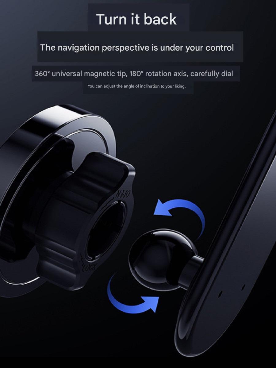 ZLKJ Magsafe car magnetic wireless charging bracket that can be bent as desired