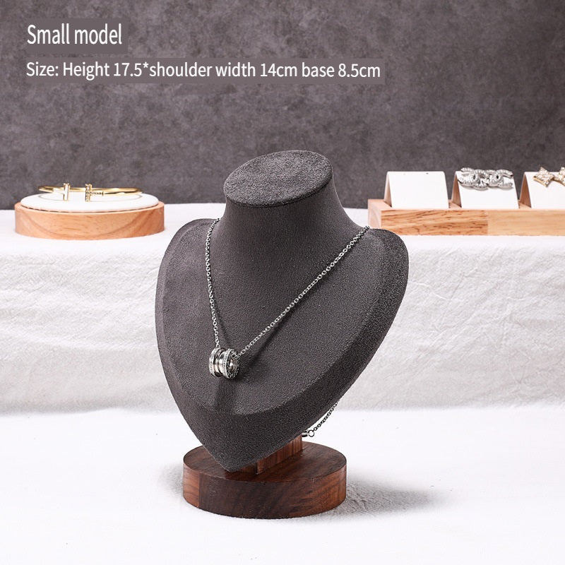 LVCAI Walnut jewelry display stand, a variety of styles