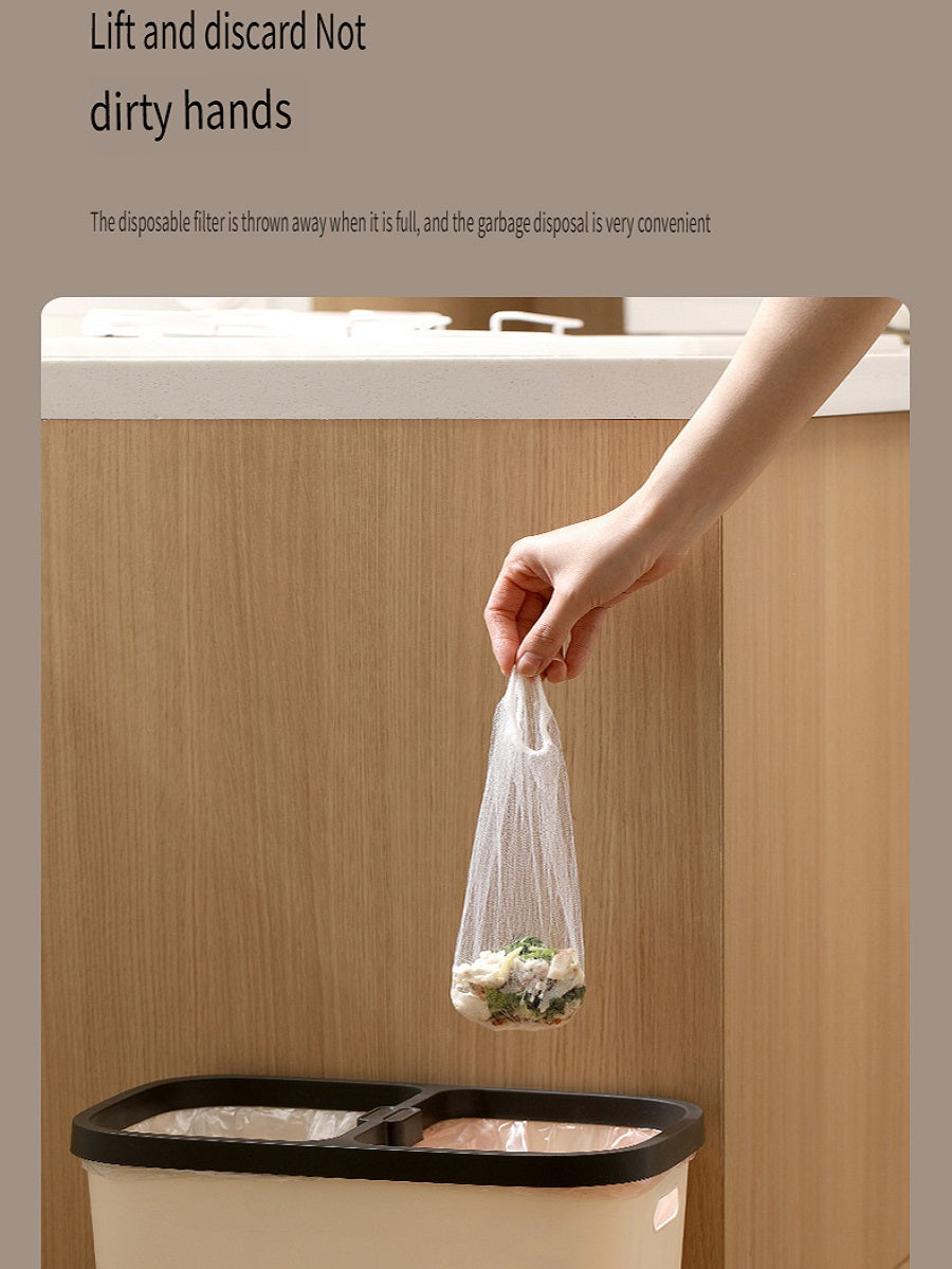 FaSoLa Kitchen sink filter and drain rack, food waste net bag, sink drain net