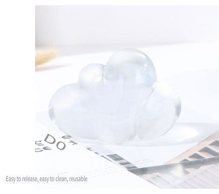 MSH 3D three-dimensional small cloud silicone mold, suitable for epoxy, gypsum and other handmade DIY molds