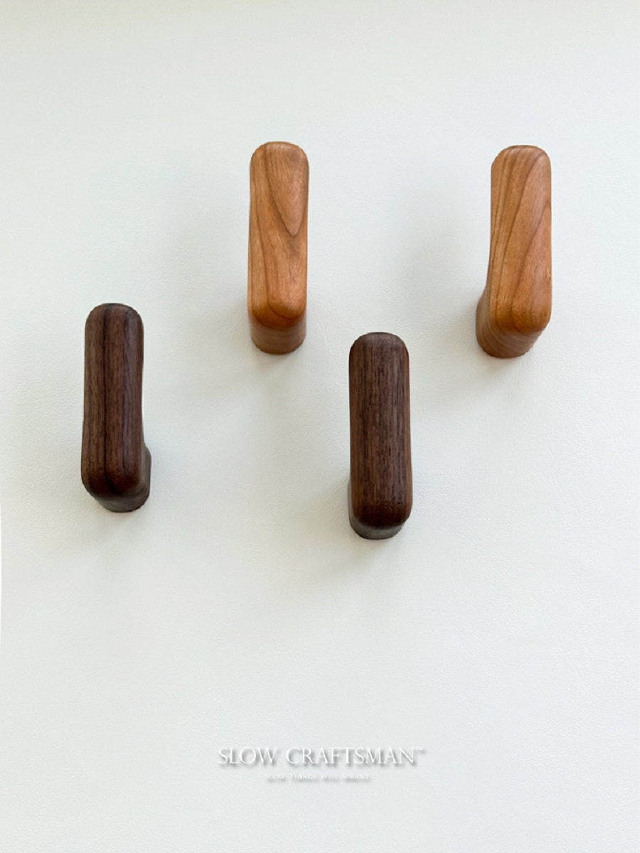 XMT Black walnut/cherry L-shaped hook