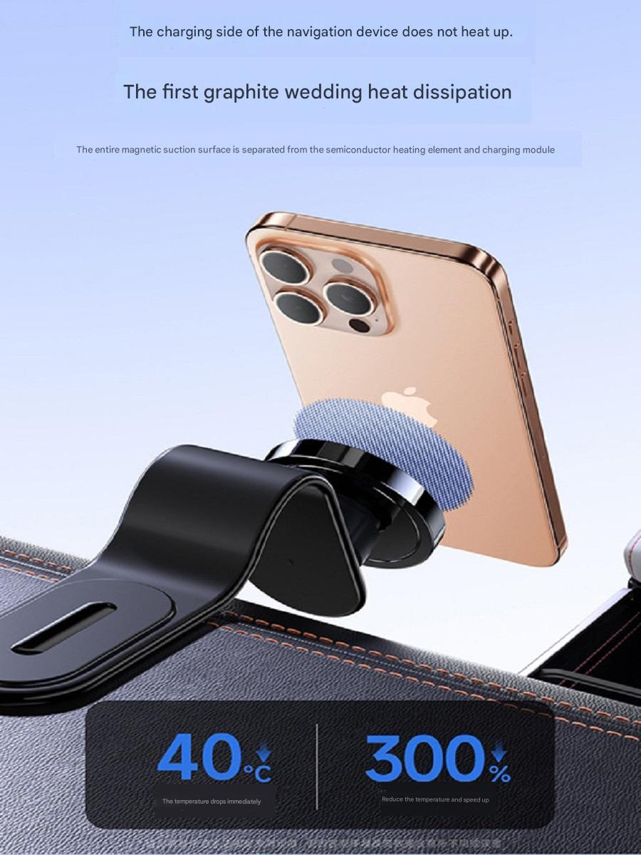 ZLKJ Magsafe car magnetic wireless charging bracket that can be bent as desired