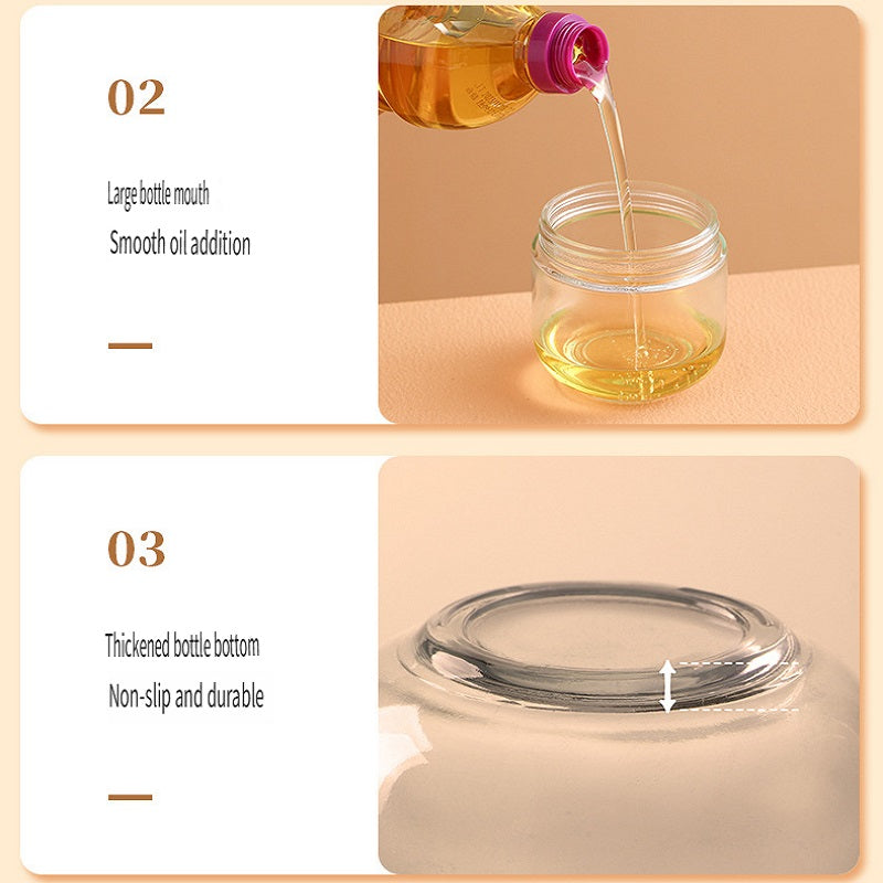 FaSoLa Kitchen glass atomizing injector, quantitative oil control, sealed and leak-proof, 300ml