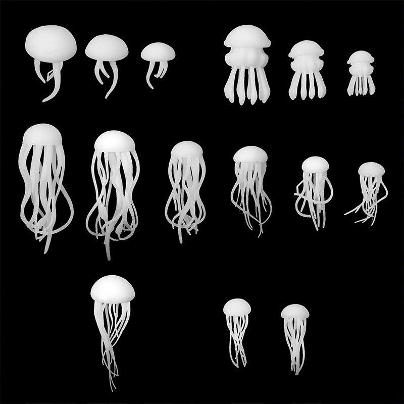 MSH Jellyfish, whales, marine animal models, DIY epoxy resin ornaments, 3D fillers, various styles