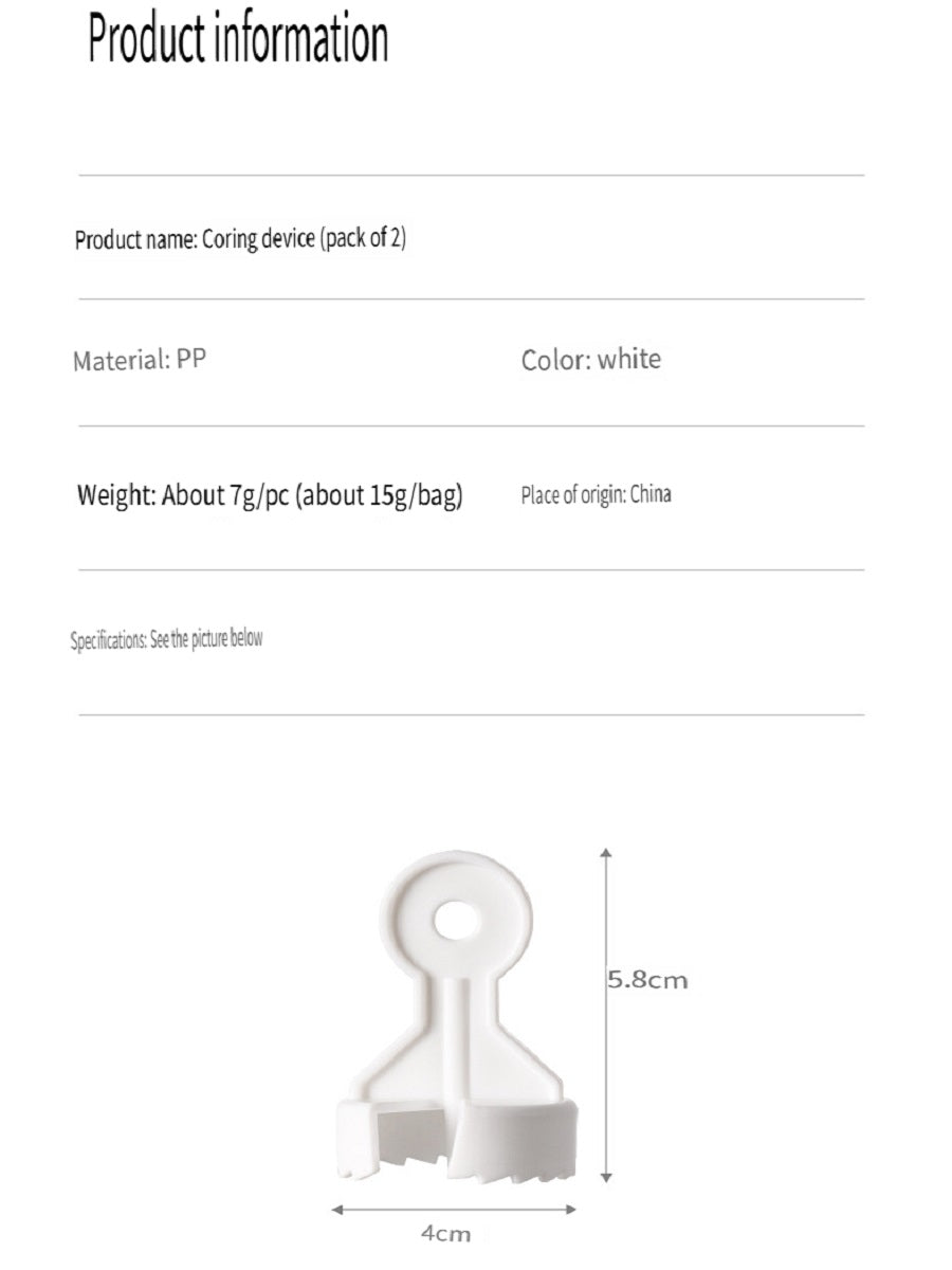 FaSoLa Fruit hole extractor, coring device