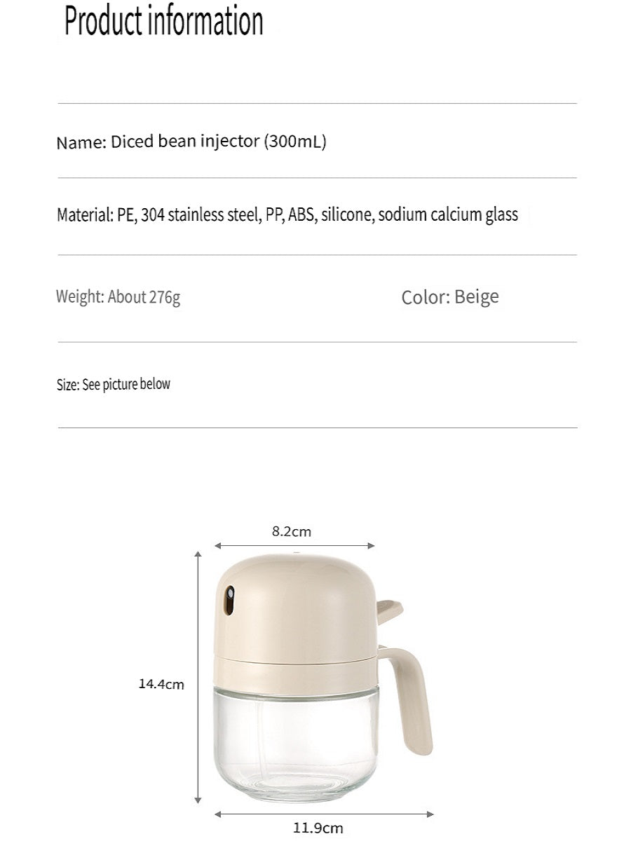 FaSoLa Kitchen glass atomizing injector, quantitative oil control, sealed and leak-proof, 300ml