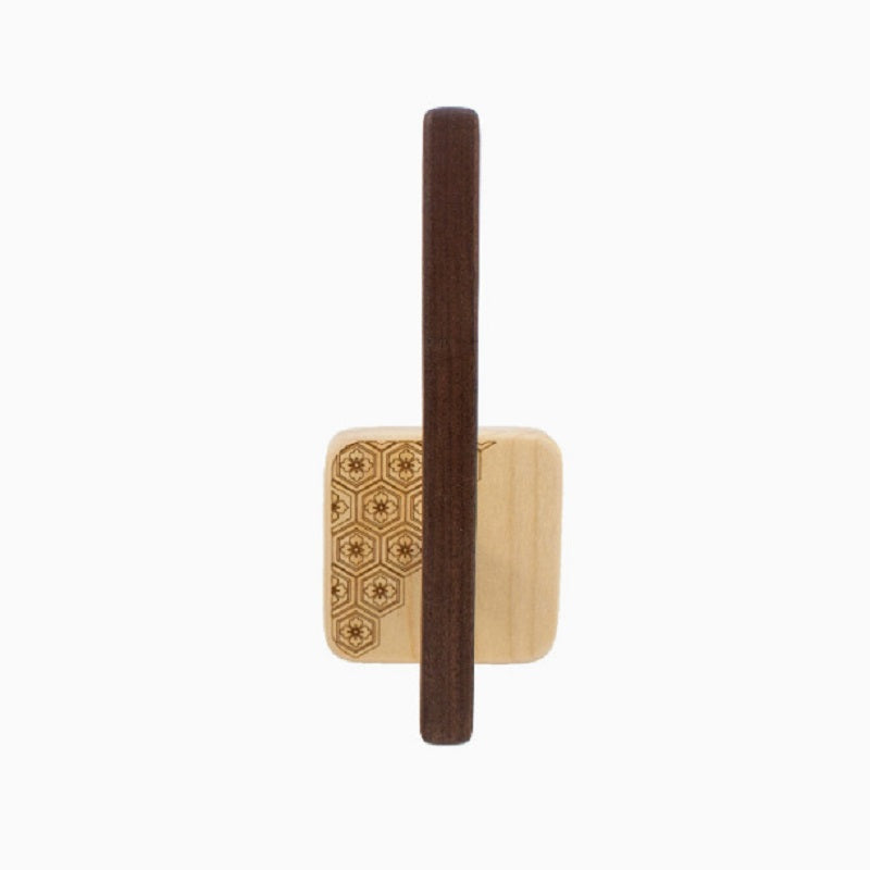 XMT Black walnut/beech curtain frame, L-shaped hook without perforation, multi-function clip