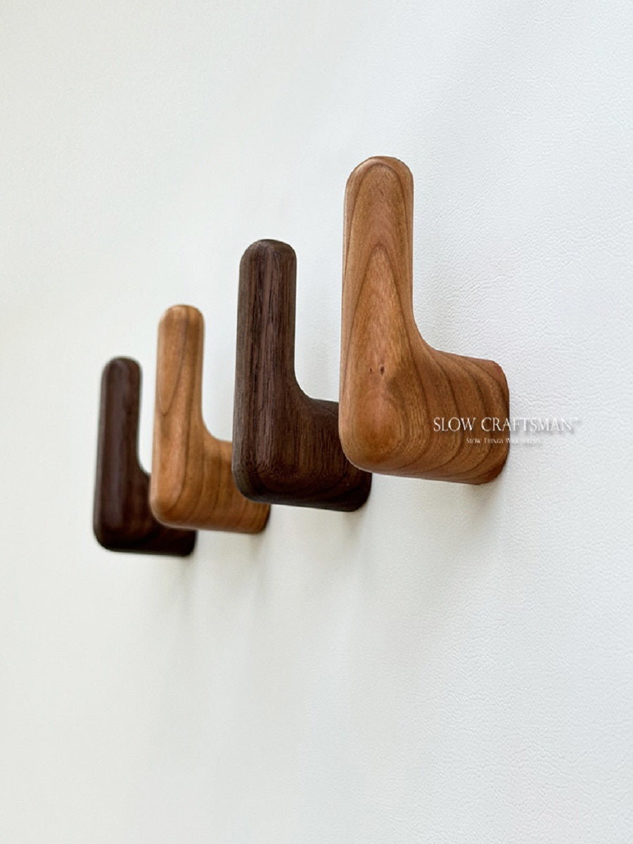 XMT Black walnut/cherry L-shaped hook