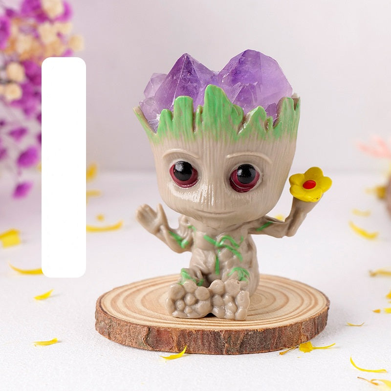 RYS Groot hand-made ornaments made of natural crystals and precious stones