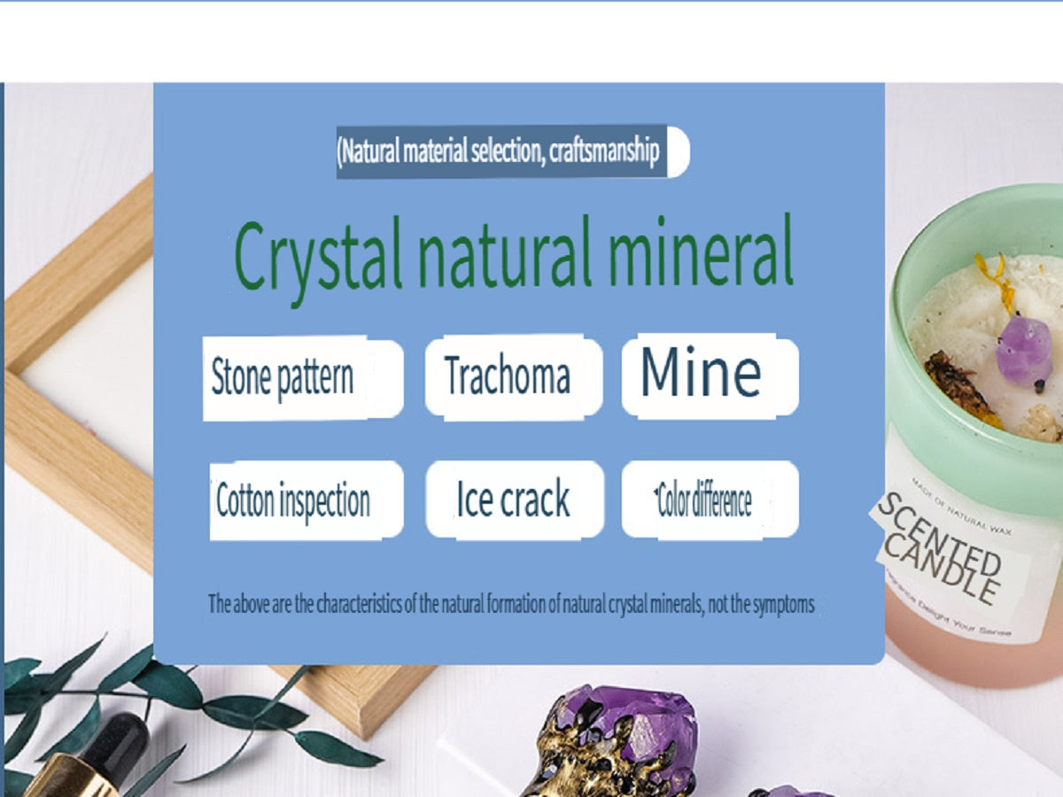 RYS A mini broom made of natural crystal, made from an amethyst tooth flower, a magical handmade broom decoration