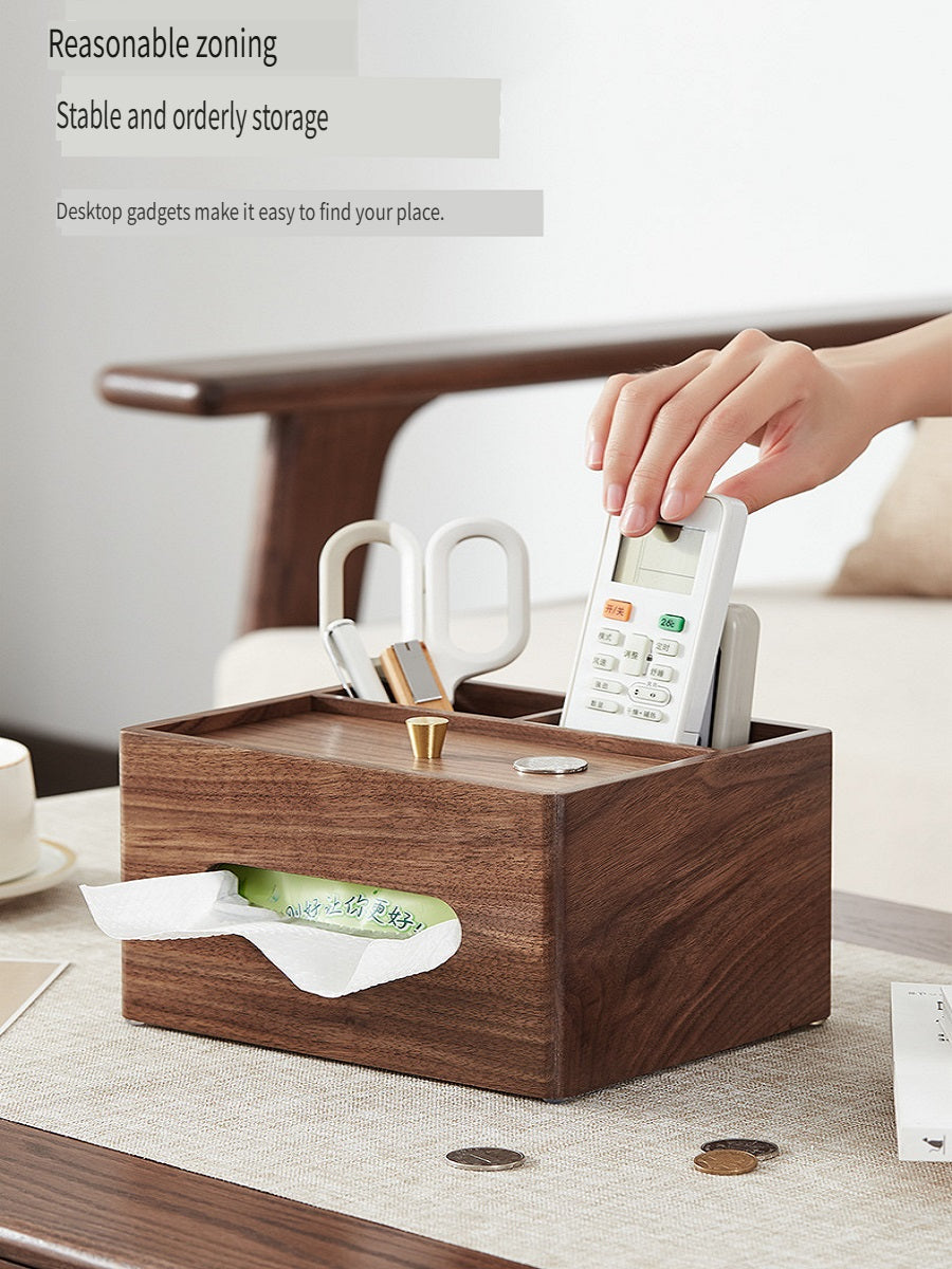 MYZD Walnut tissue box