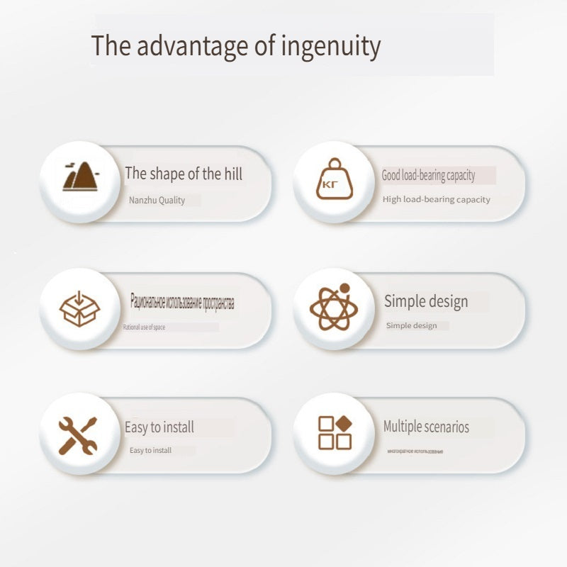 MYZD North American black walnut/beech wood creative simple clothes hanger, 4-8 hooks optional