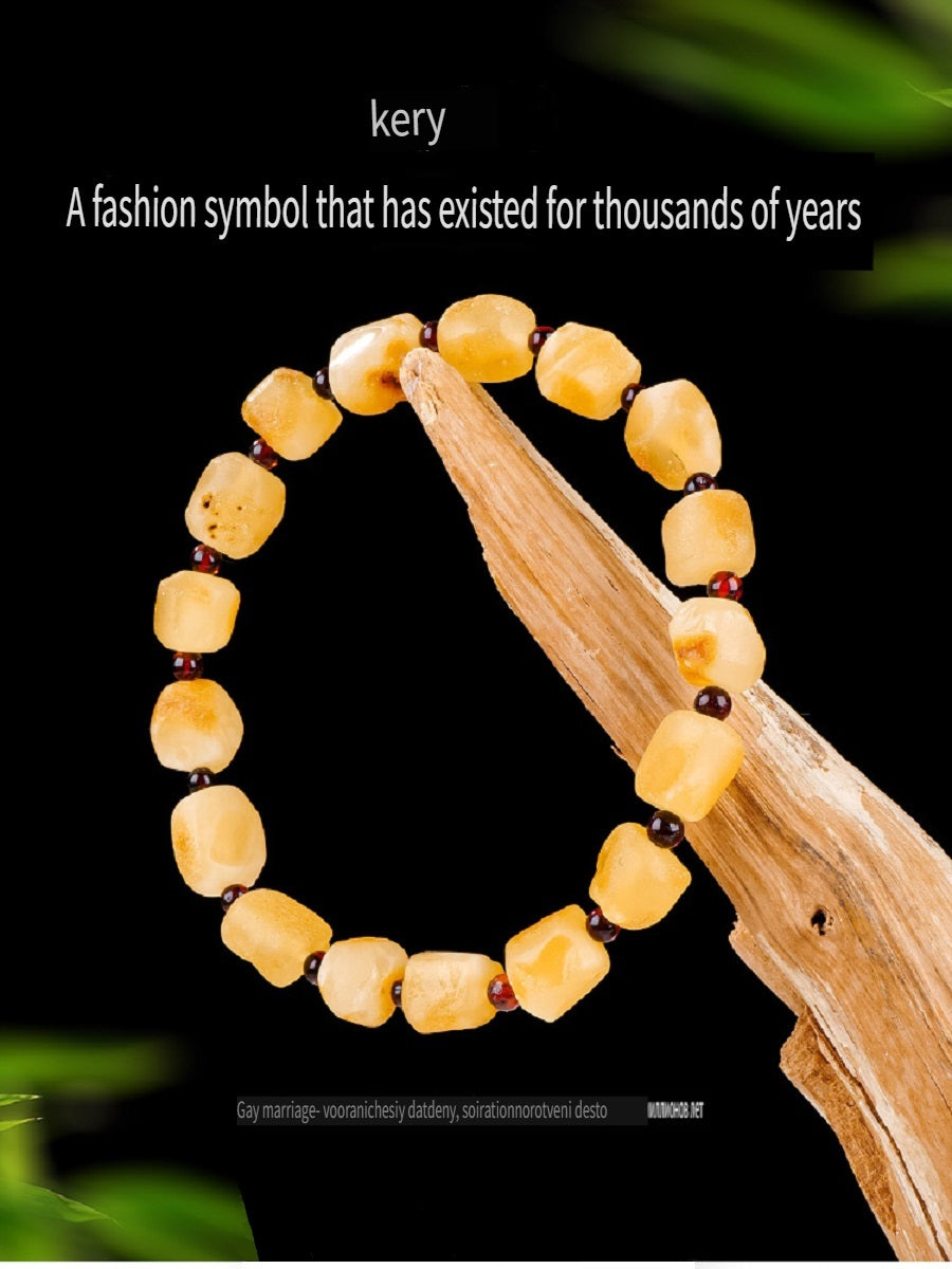 RYS Natural beeswax irregular bracelet