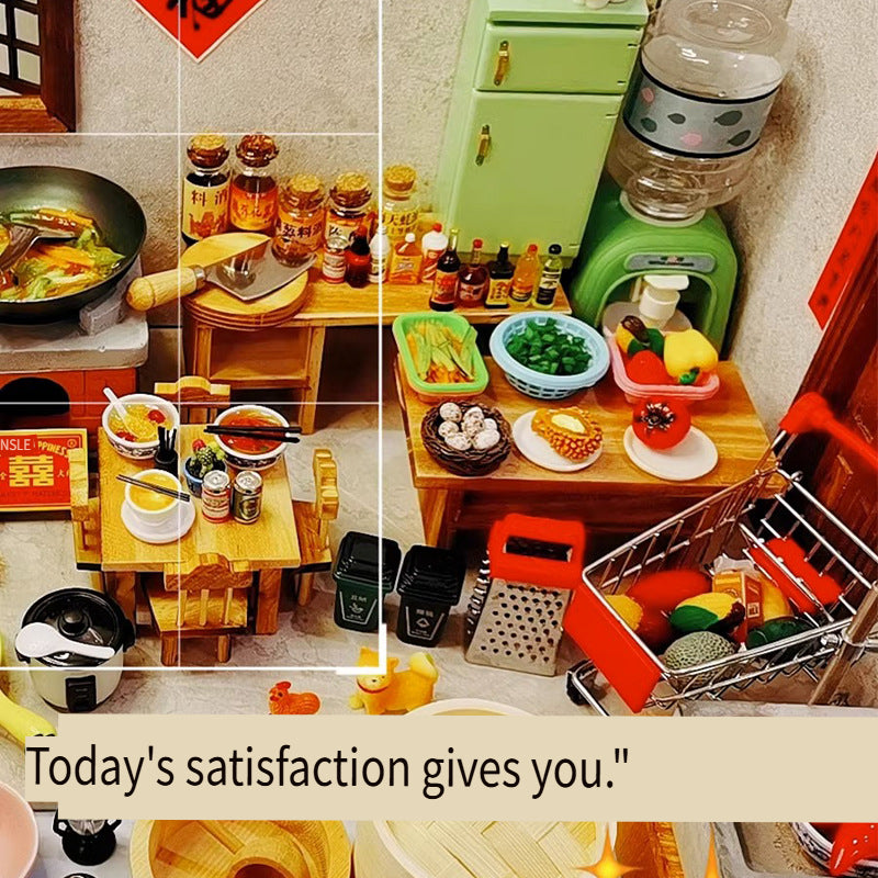 XLP Mini kitchen props, miniature furniture