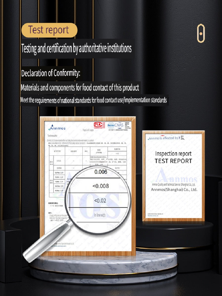 HGD 304 stainless steel coffee cup, cartoon pattern, with straw