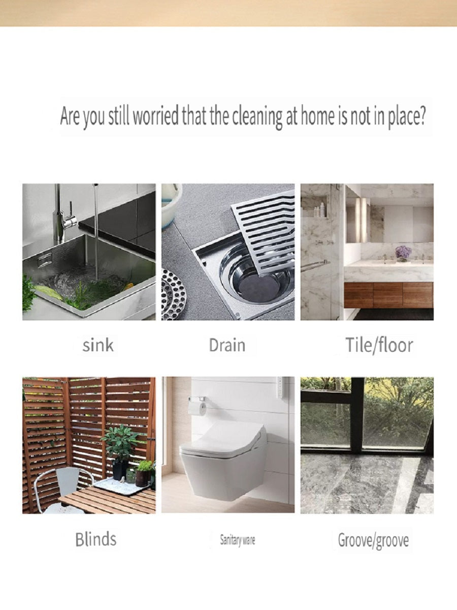 FaSoLa multifunctional cleaning brush, suitable for kitchen, floor, bathtub, tile, bathroom, various styles