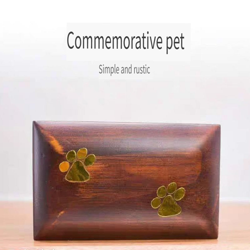 YZBZ Wooden pet urns suitable for dogs, cats and other pets