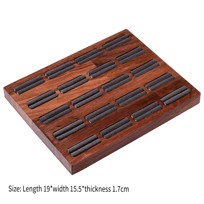LVCAI Walnut jewelry display stand, a variety of styles