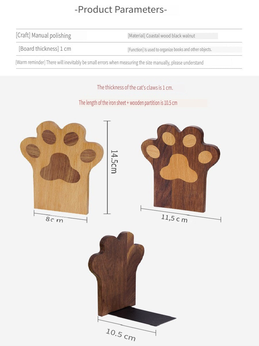 XMT Beech cat claw book stand，2 pieces