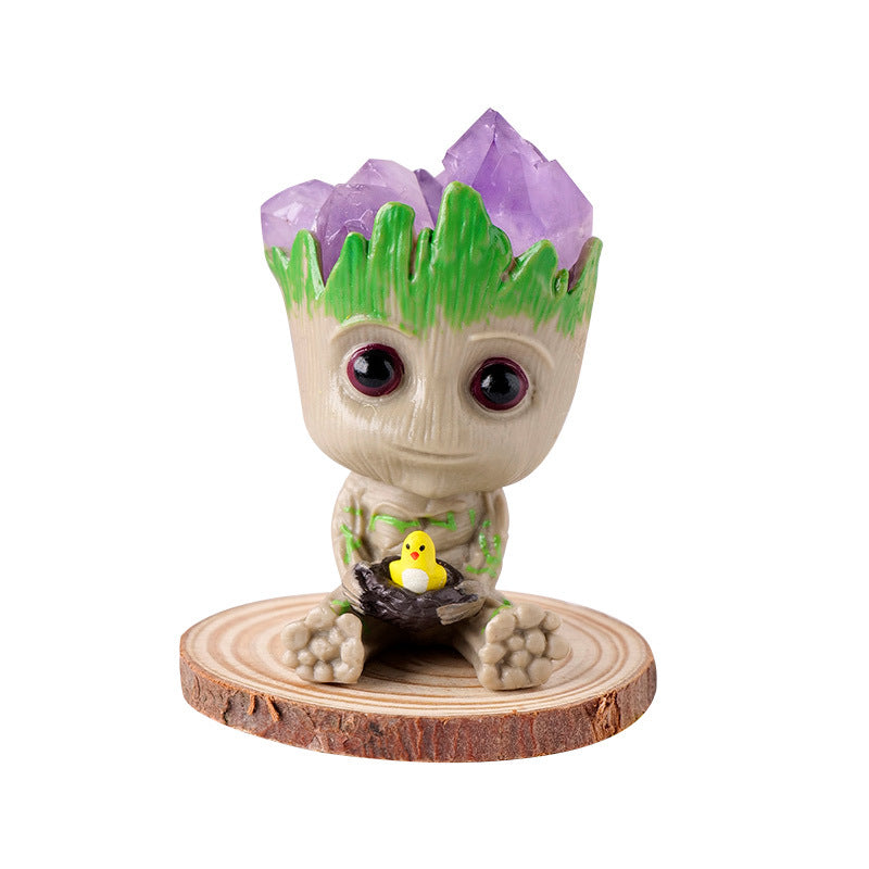 RYS Groot hand-made ornaments made of natural crystals and precious stones