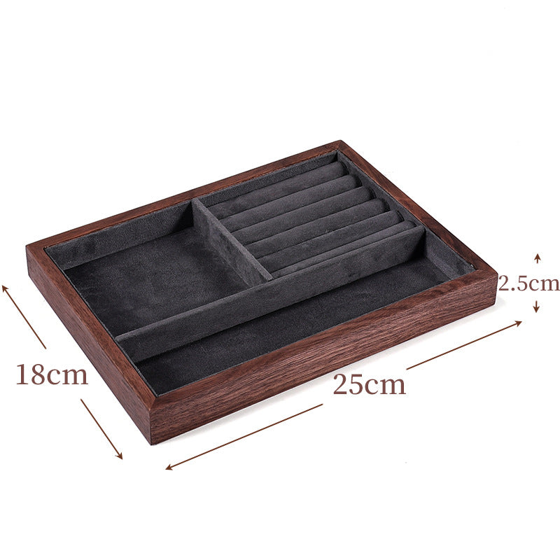 LVCAI Walnut jewelry display stand, a variety of styles