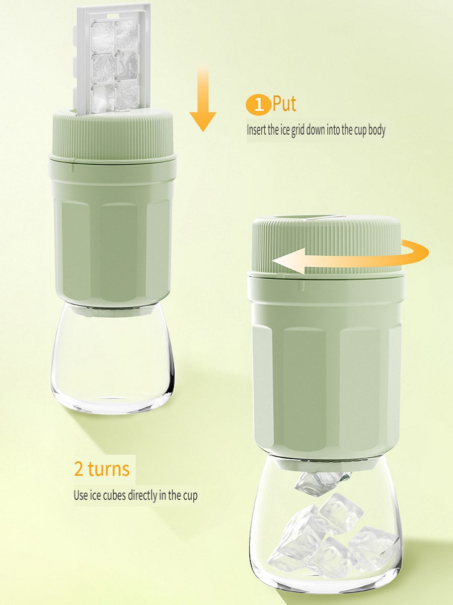FaSoLa Food-grade household ice cube molds and deicing devices, which are easy to fall off ice cubes when rotating