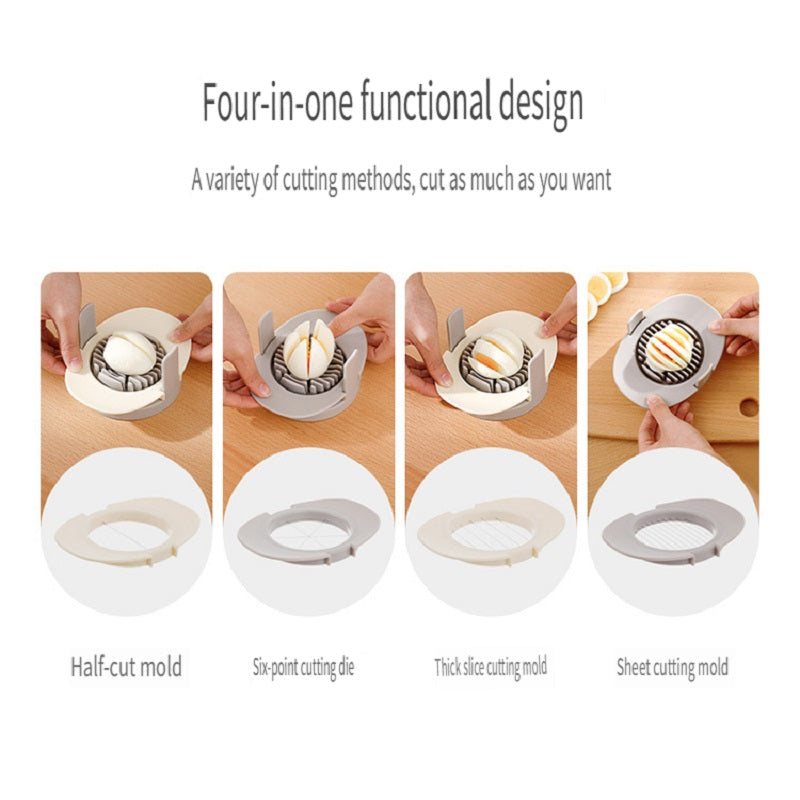 FaSoLa Household four-in-one fancy egg cutter, multi-function slicer