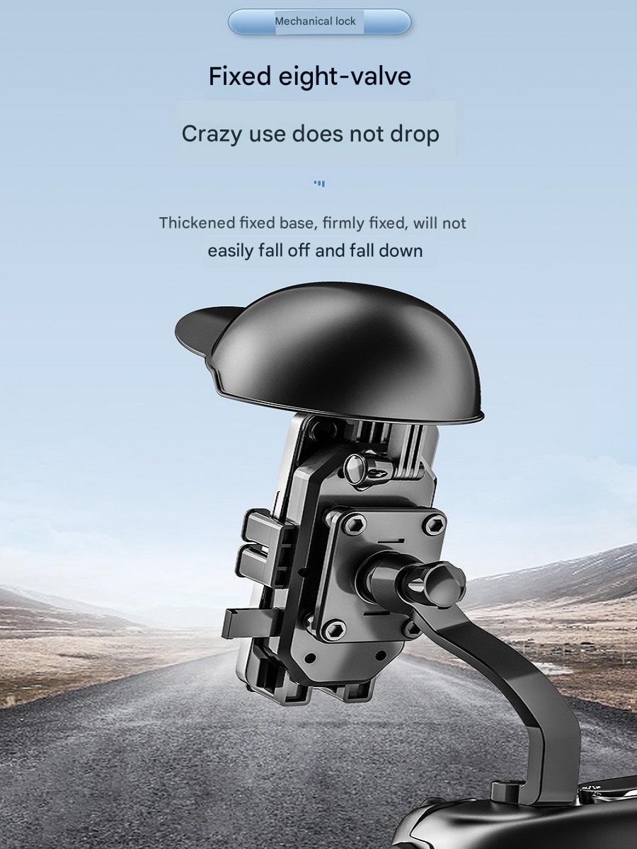 MCZB Motorcycle and bicycle mobile phone holder, waterproof sunshade