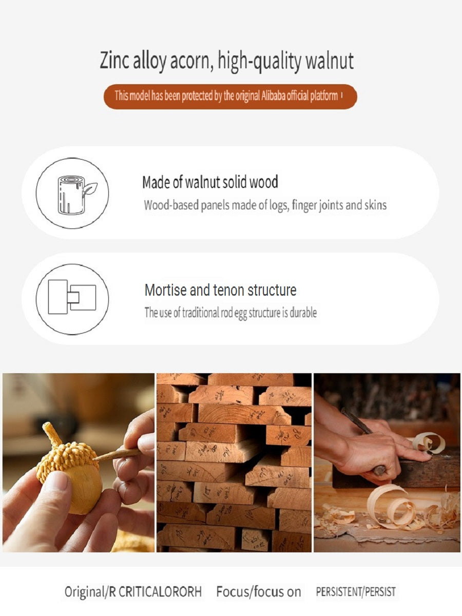 MYZD North American and Walnut Candy, Snack 6-grid Storage Box