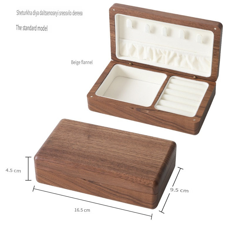 MYZD North American black walnut jewelry box