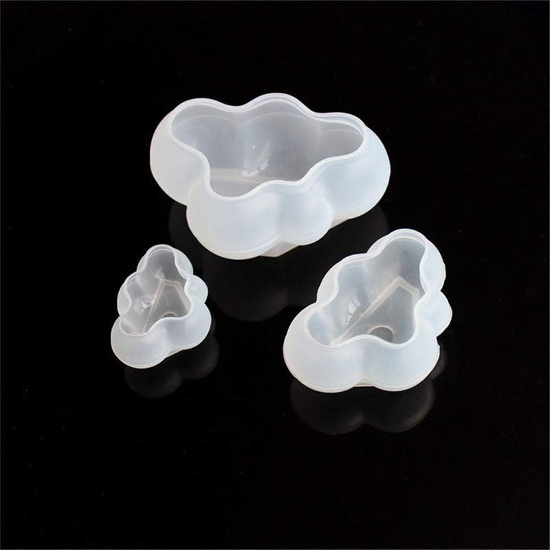 MSH 3D three-dimensional small cloud silicone mold, suitable for epoxy, gypsum and other handmade DIY molds