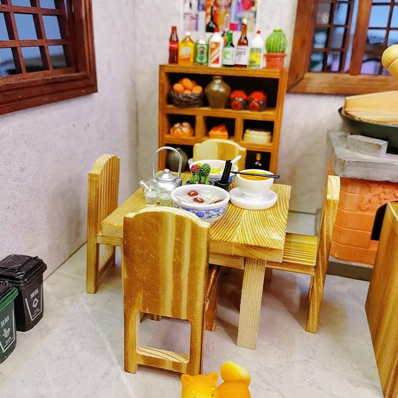 XLP Mini kitchen props, miniature furniture