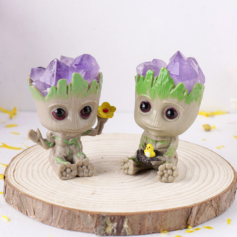 RYS Groot hand-made ornaments made of natural crystals and precious stones