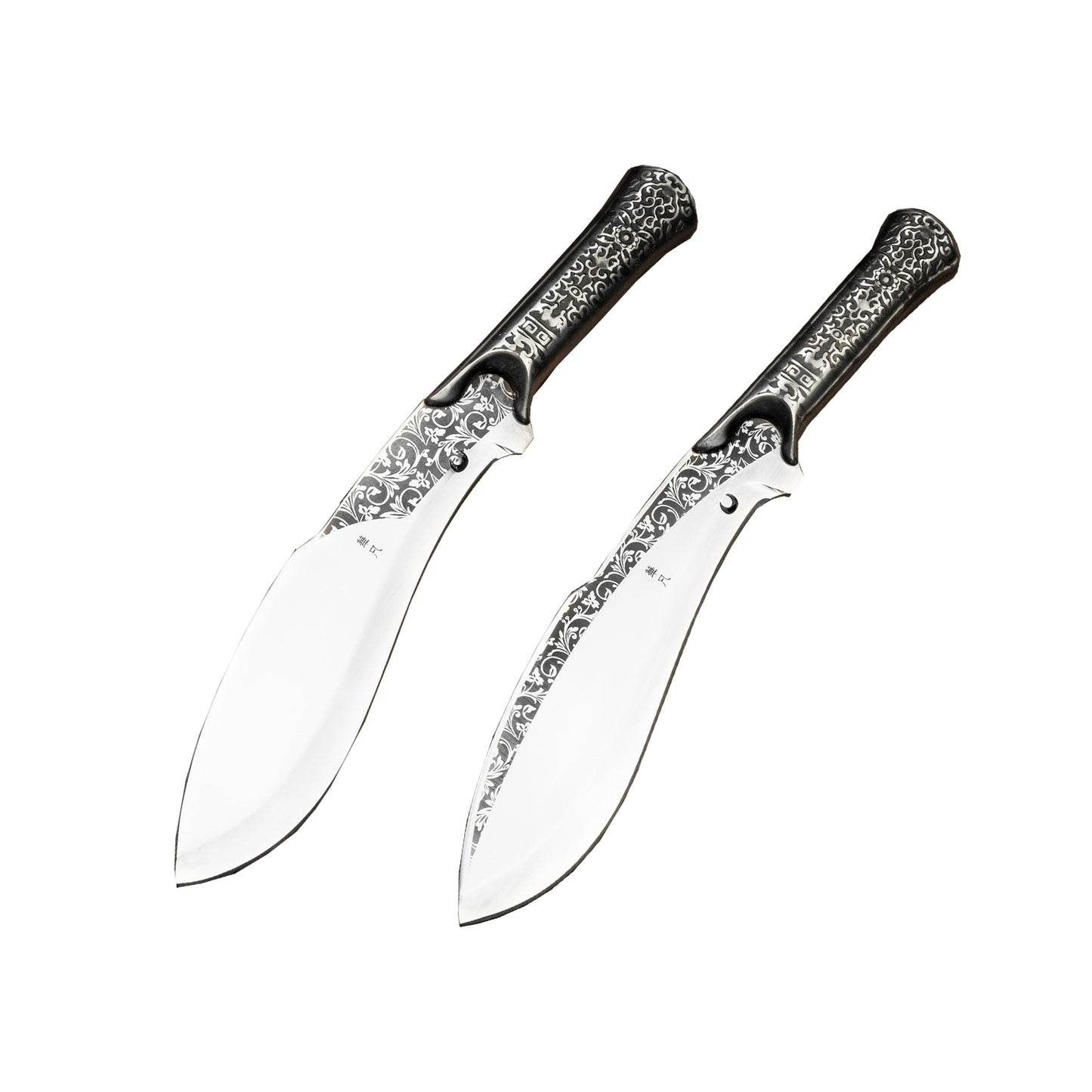 HFD Longquan hand-forged bone-cutting knife, mad dog scissors, suitable for chopping bones, cutting meat, slaughtering livestock, all-steel belt engraving pattern，Three styles available
